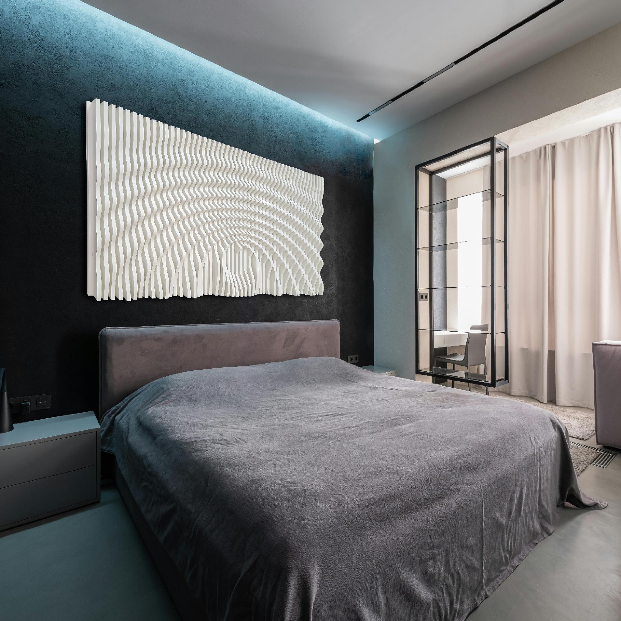 Modern 3D Wall Art – Geometric Sculptures for Unique Home Décor  Wall Paneling.